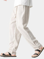 Pantalon Taille à Cordon Coupe Ample Pour Homme