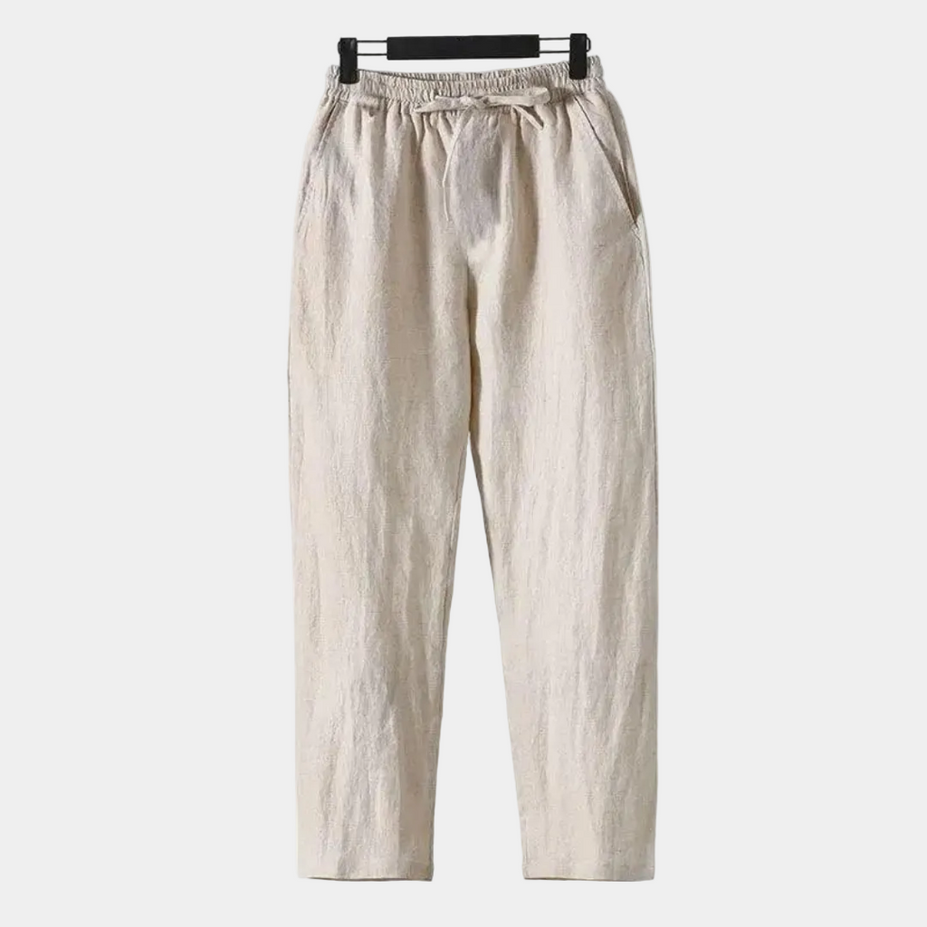 Homme Pantalon Cordon Droit