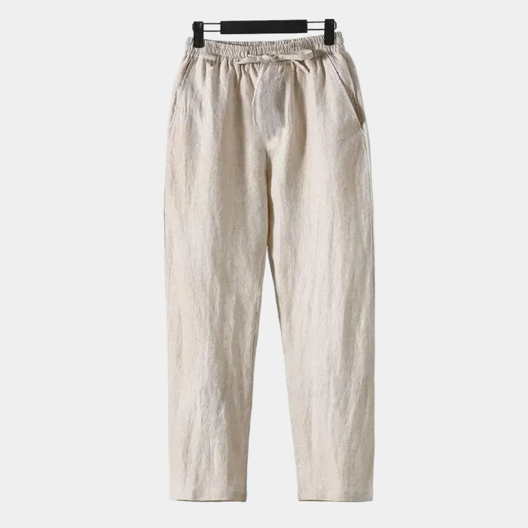 Homme Pantalon Cordon Droit