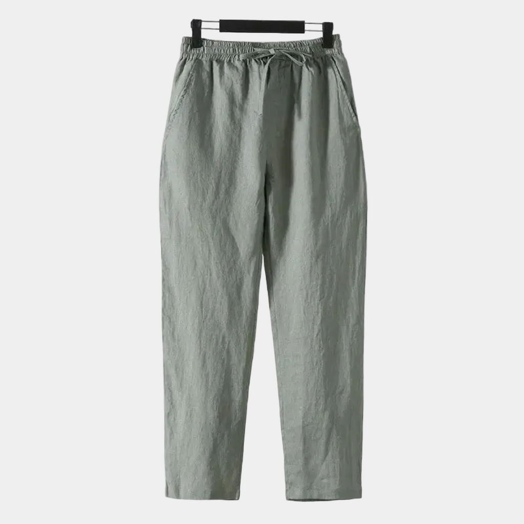 Homme Pantalon Cordon Droit