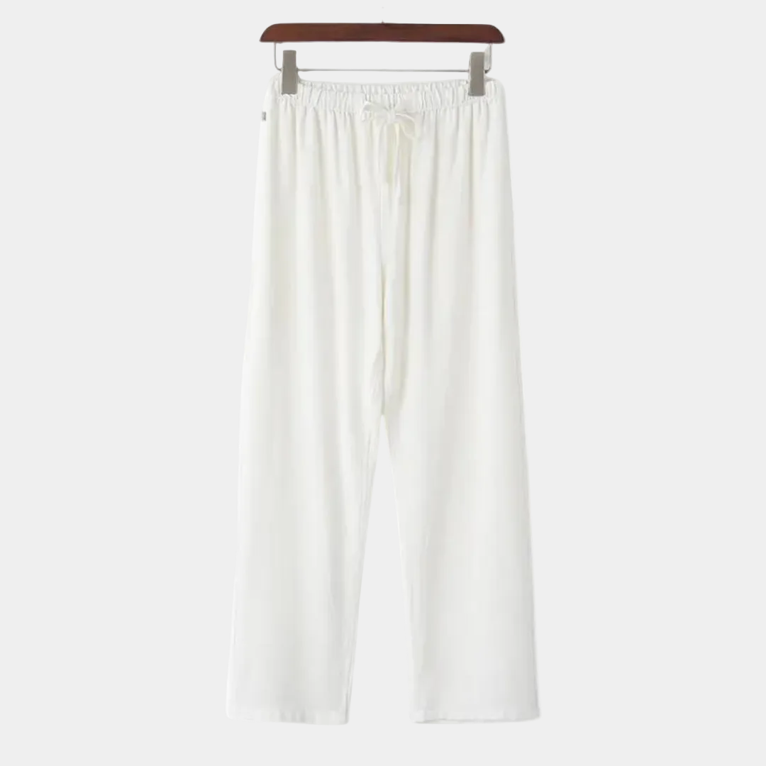 Homme Pantalon Cordon Classique