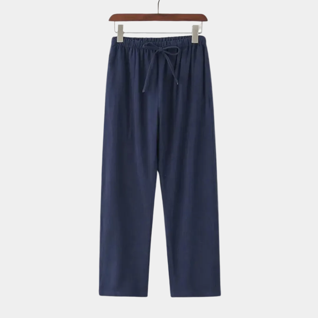 Homme Pantalon Cordon Classique