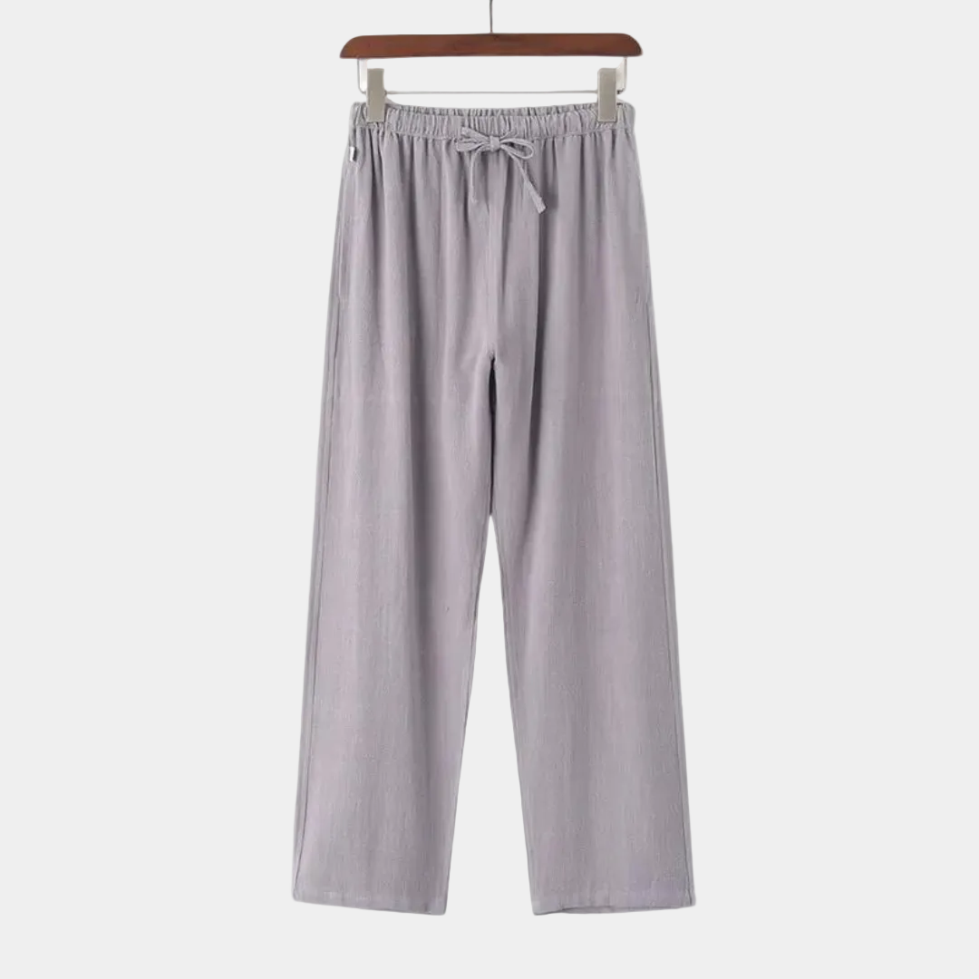 Homme Pantalon Cordon Classique