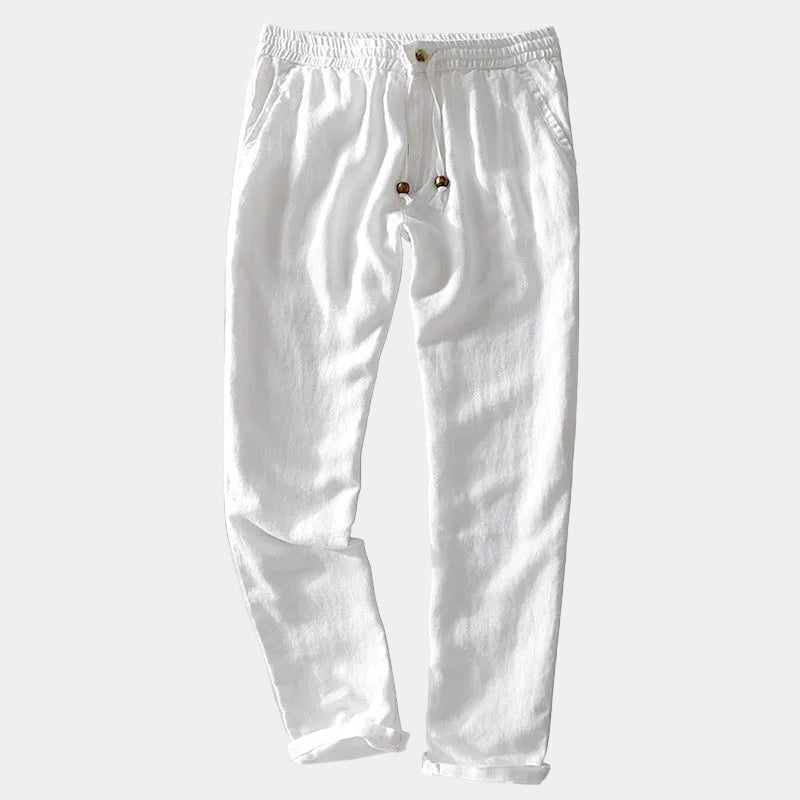 Homme Pantalon Droit Cordon