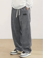Homme Pantalon Cordon Large