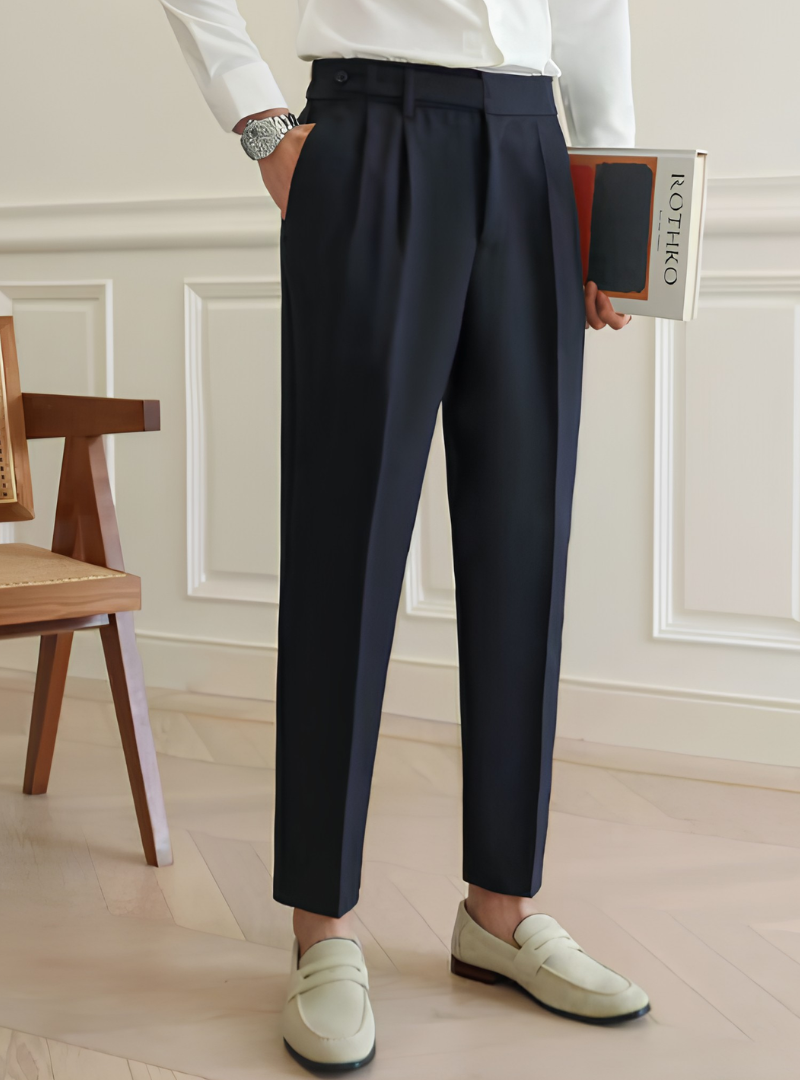 Homme Pantalon Coupe Tailleur