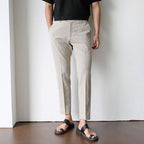 Pantalon Boutonné Poches Pour Homme