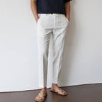 Pantalon Boutonné Poches Pour Homme