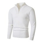 Homme Pull Demi-Zip Montant