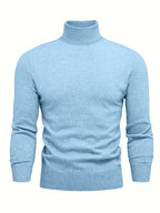 Homme Pull Roulé Côtelé