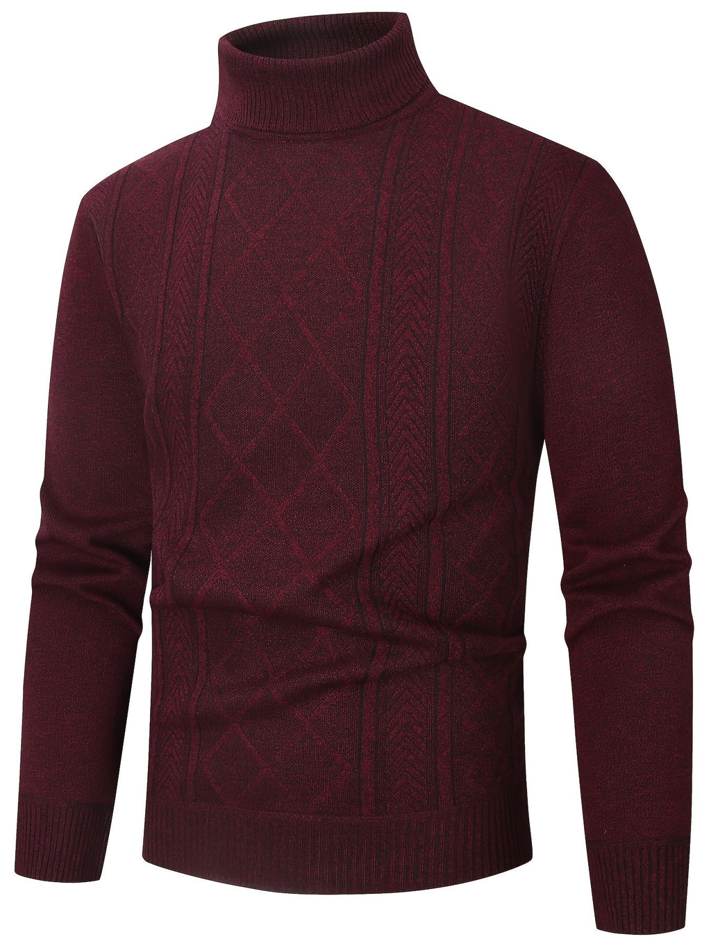 Homme Pull Roulé Torsadé