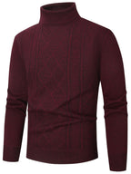 Homme Pull Roulé Torsadé
