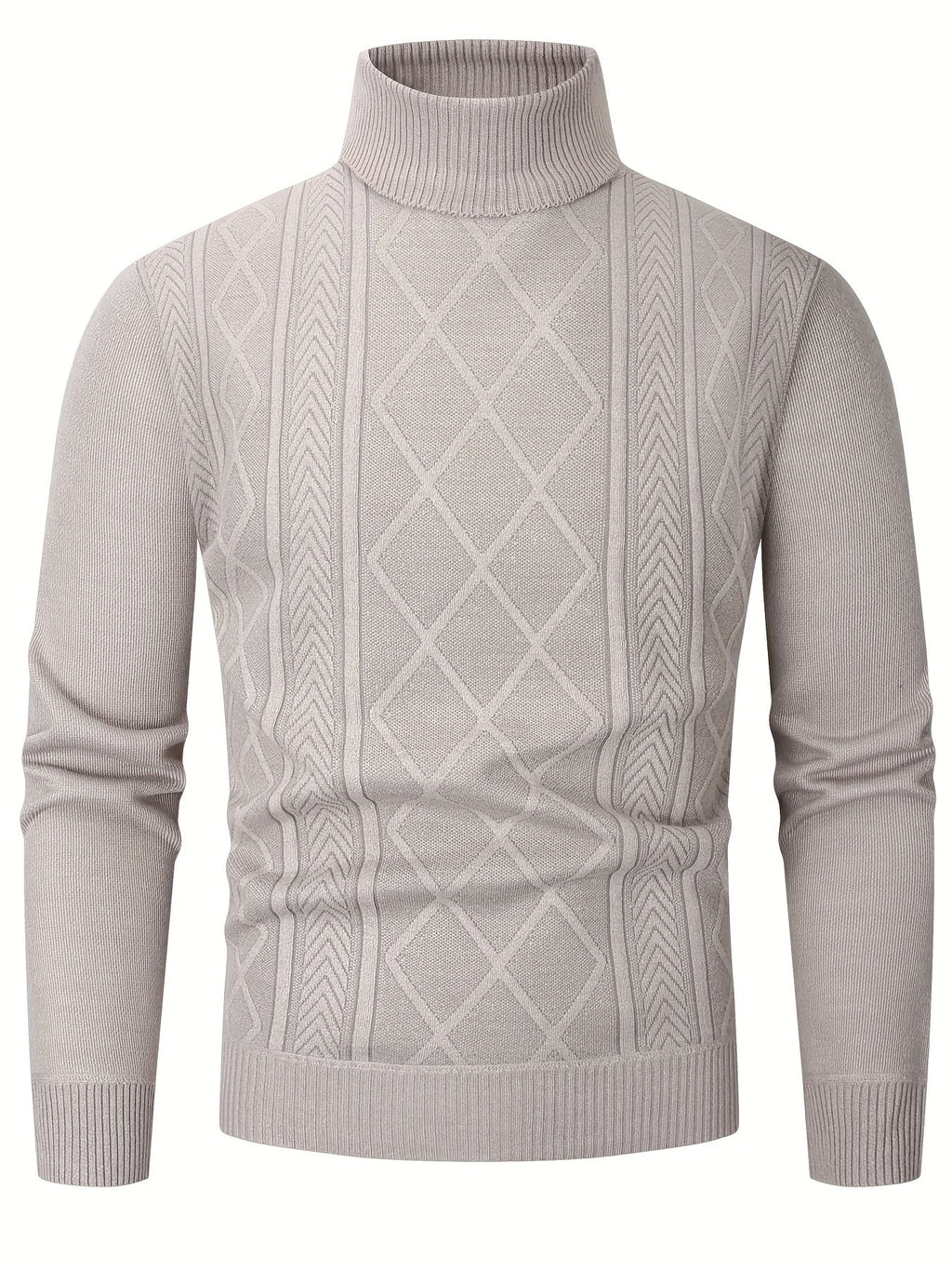 Homme Pull Roulé Torsadé