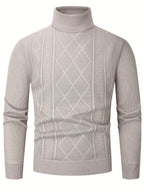 Homme Pull Roulé Torsadé