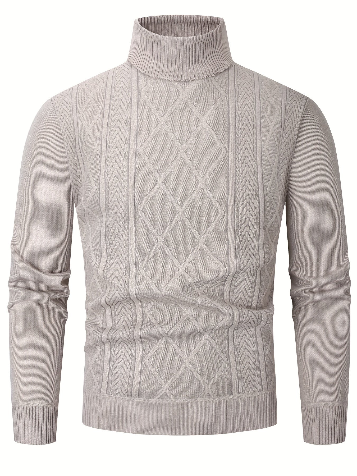Homme Pull Roulé Torsadé