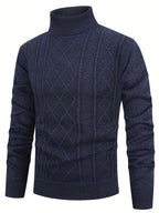 Homme Pull Roulé Torsadé