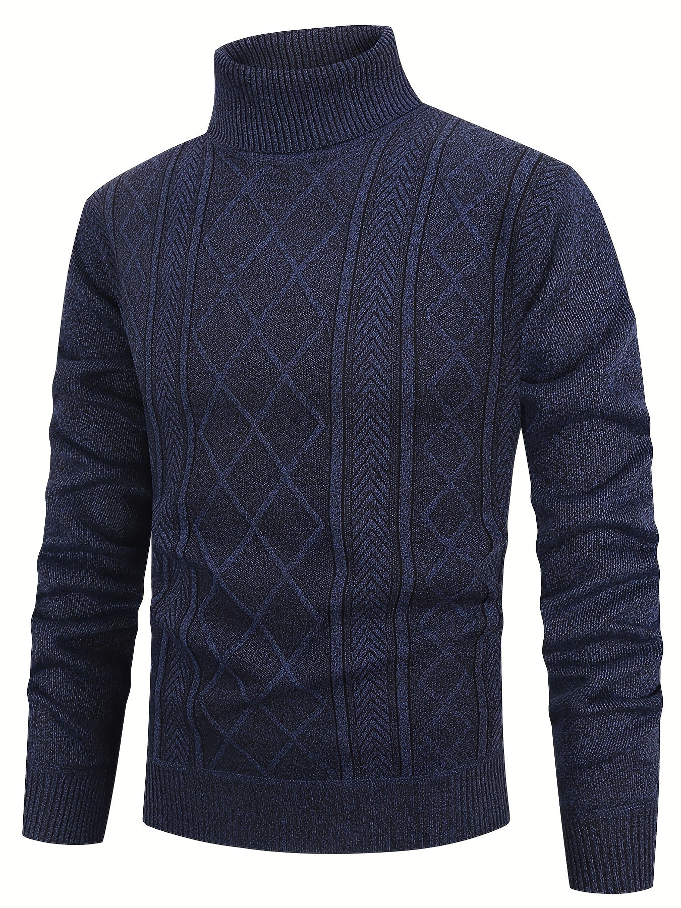 Homme Pull Roulé Torsadé