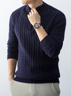Homme Pull Montant Zippé