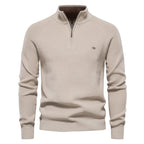 Homme Pull Zippé Montant