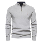 Homme Pull Zippé Montant