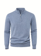Homme Pull Montant Côtelé