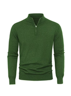 Homme Pull Montant Côtelé
