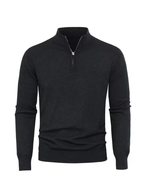 Homme Pull Montant Côtelé