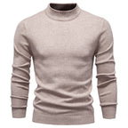 Homme Pull Col Montant