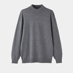 Pull Col Montant Manches Longues Bords Côtelés Pour Homme