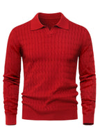 Homme Pull Col Polo