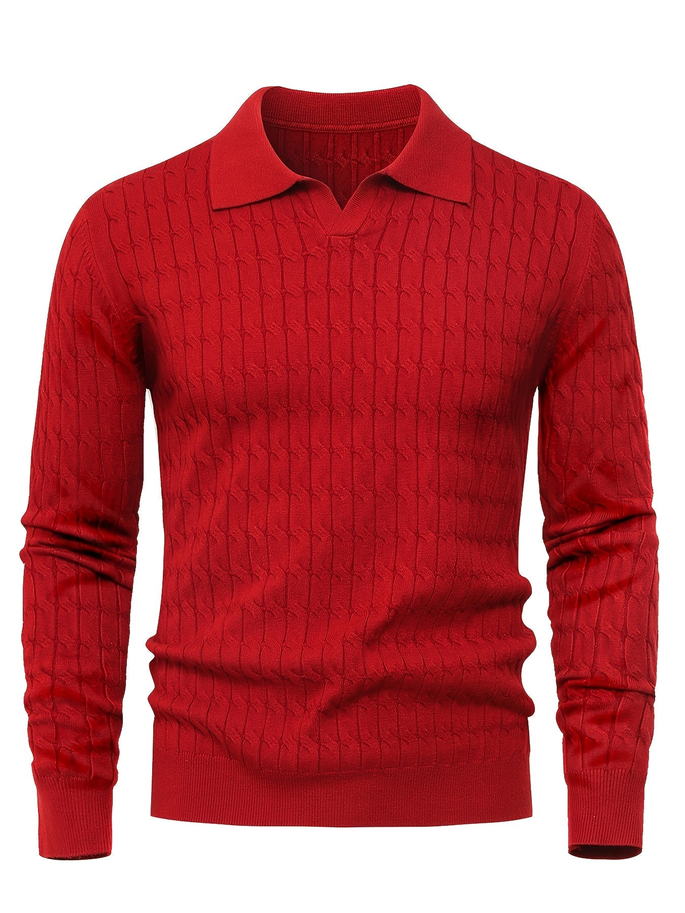 Homme Pull Col Polo