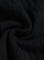 Pull Col Polo Manches Longues Bords Côtelés Pour Homme