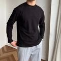 Pull Col Rond Matière Texturée Manches Longues Pour Homme