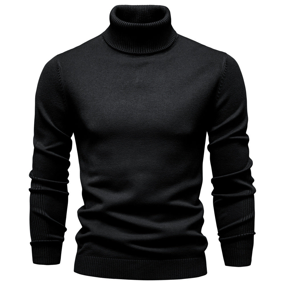 Homme Pull Col Roulé