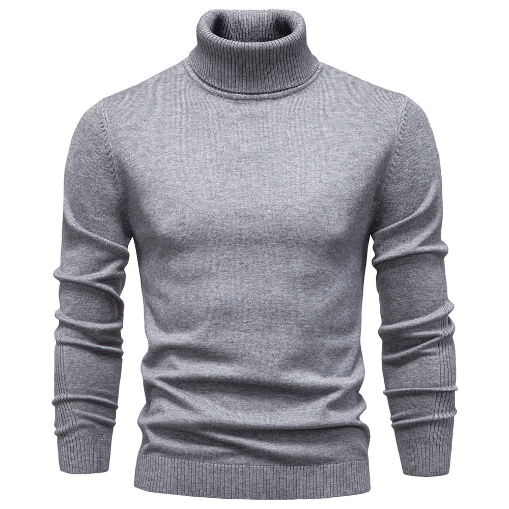 Homme Pull Col Roulé