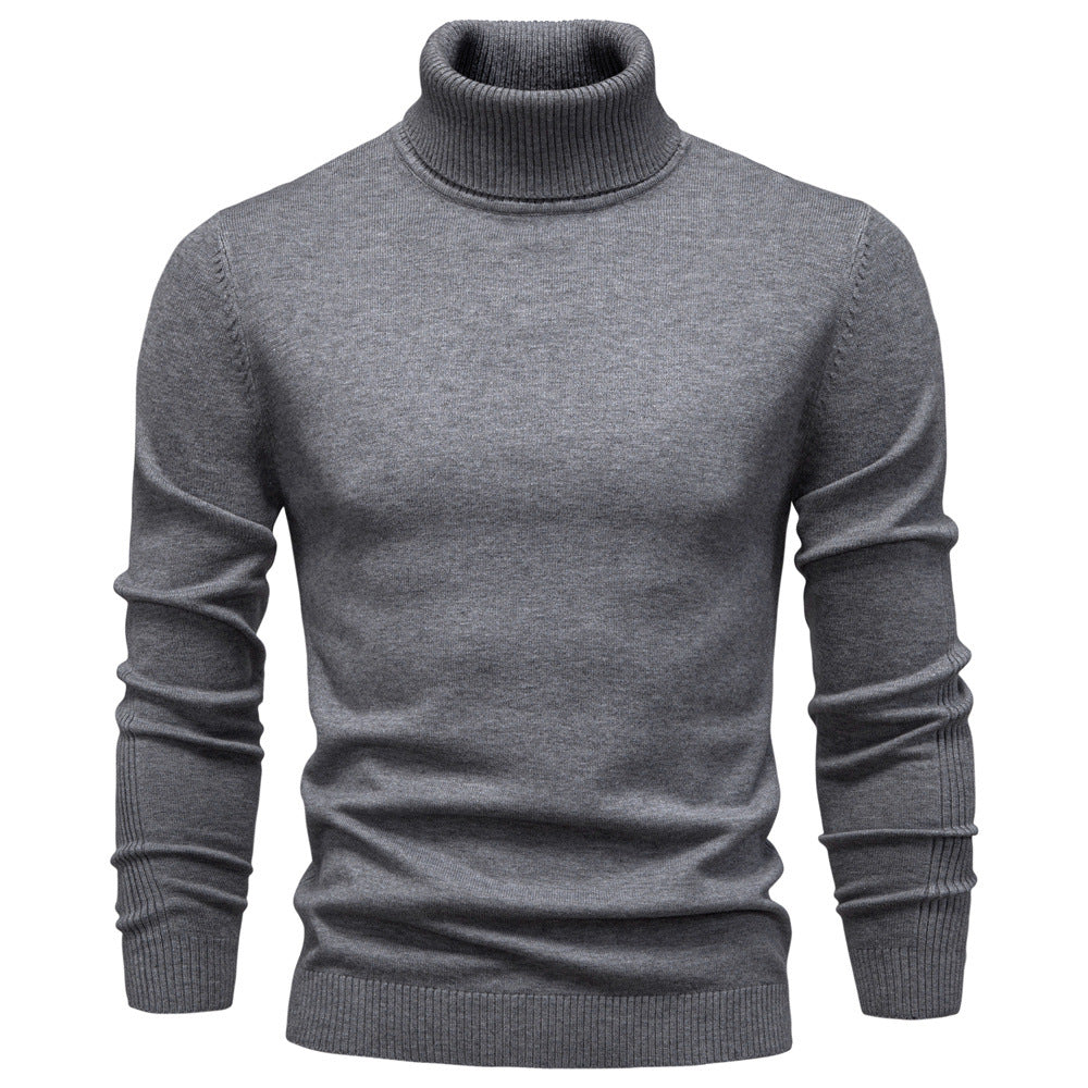 Homme Pull Col Roulé