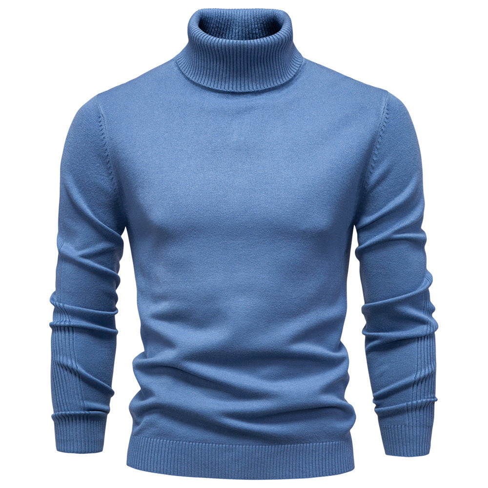 Homme Pull Col Roulé
