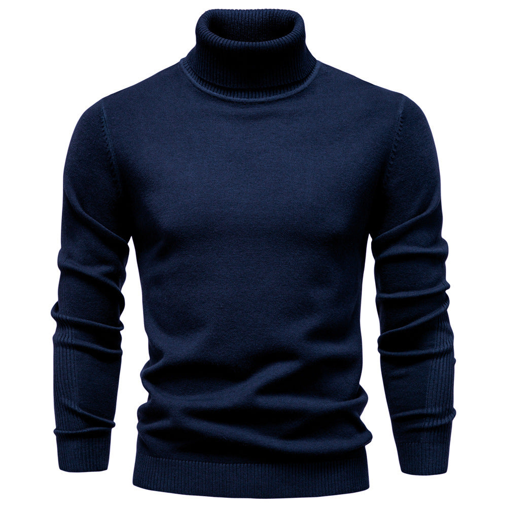 Homme Pull Col Roulé