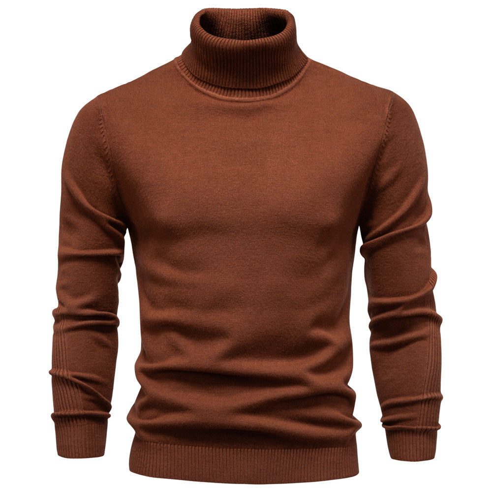 Homme Pull Col Roulé