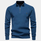 Homme Pull Montant Demi-Zip