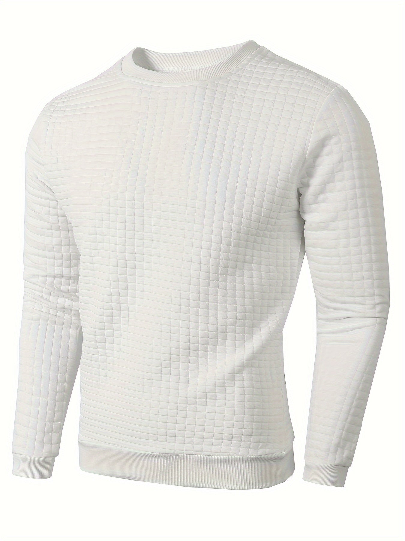 Homme Pull Texturé Rond