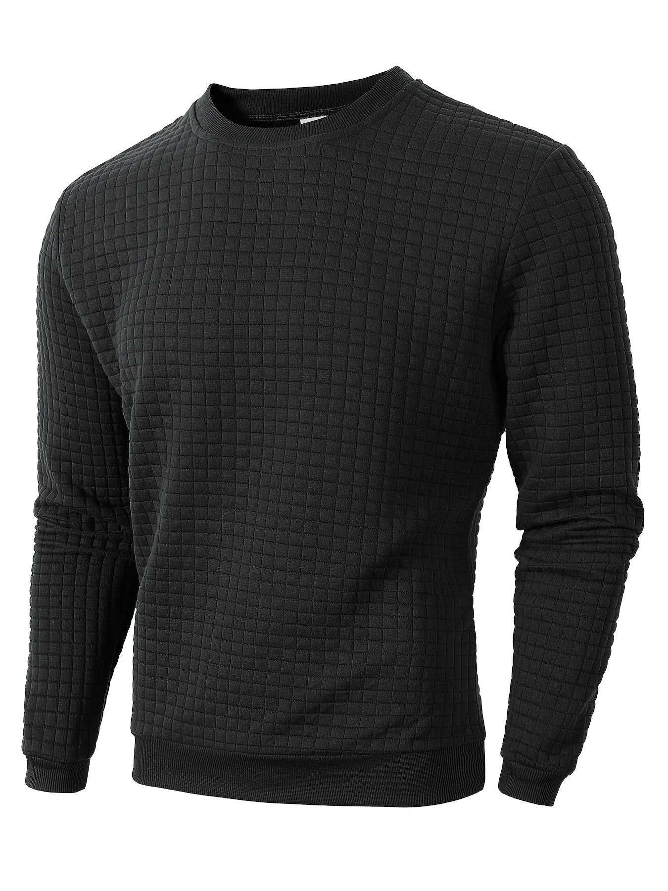 Homme Pull Texturé Rond