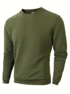 Homme Pull Texturé Rond