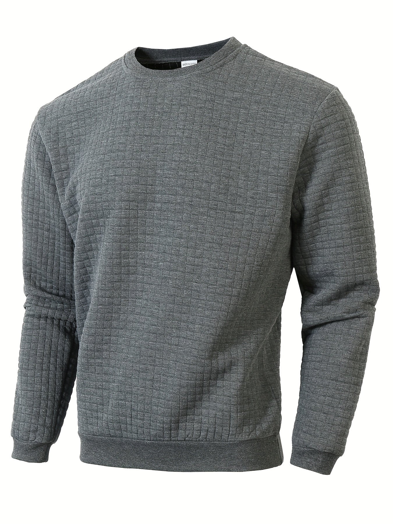 Homme Pull Texturé Rond