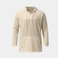 Pull À Capuche Cordon de Serrage Manches Longues Poches Pour Homme