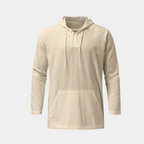 Pull À Capuche Cordon de Serrage Manches Longues Poches Pour Homme