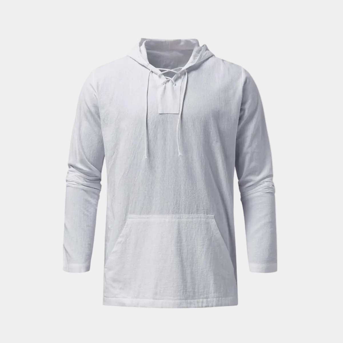 Homme Pull Capuche Cordon
