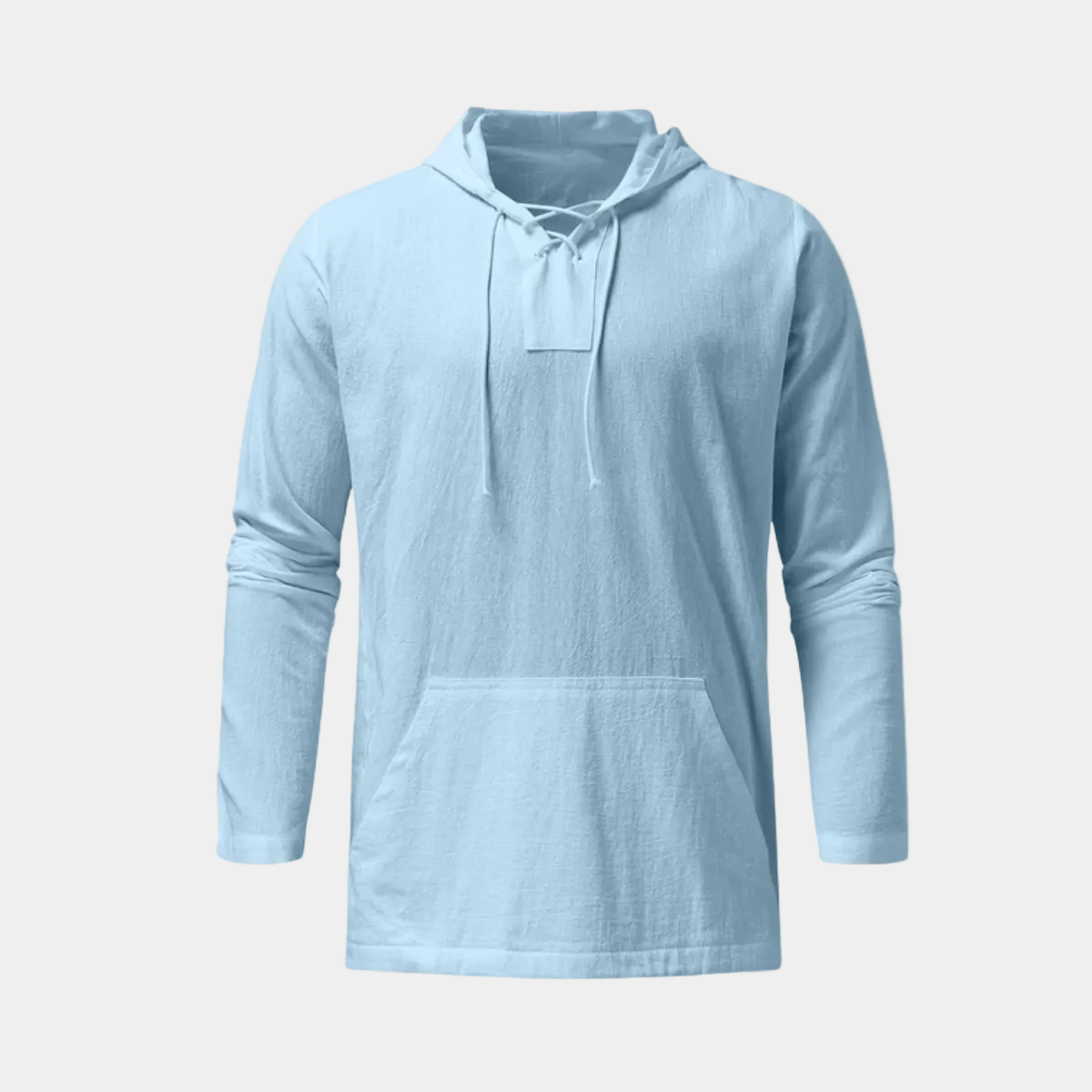 Homme Pull Capuche Cordon