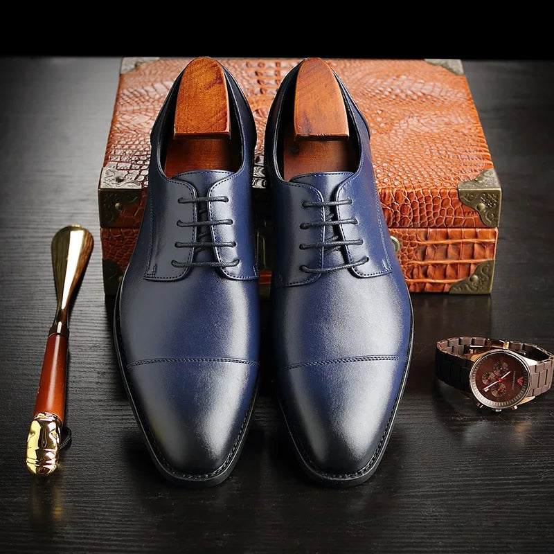 Richelieus Bout Droit À Lacets Coupe Longue Pour Homme