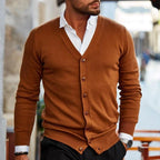 Homme Cardigan Col V